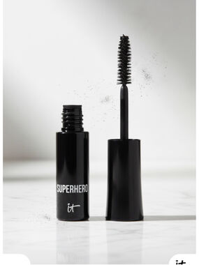 IT Cosmetics Superhero Mascara Travel Size 5ml Elastic Stretch Volumizing Black